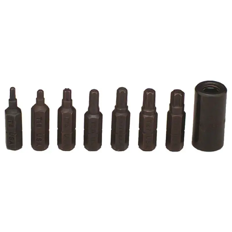 Wright Tool 8 Pc. Torx Bit Set T8 - T30 and Adaptor  (9295WR)