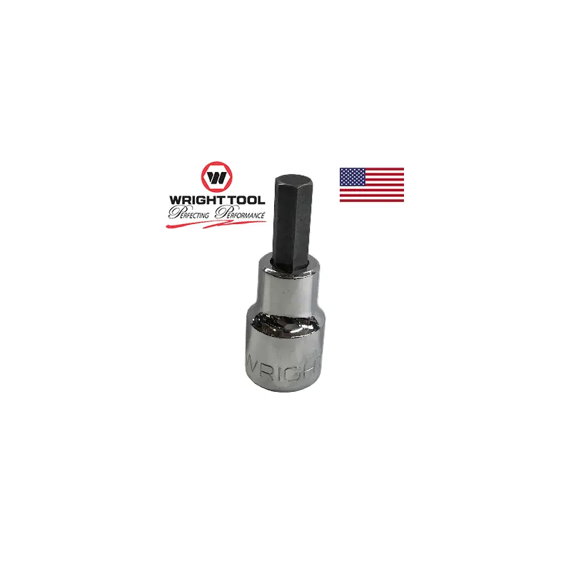 7/16" - 1/2" Dr. Wright Hex Type Socket w/ Bit #4214 (4214WR)