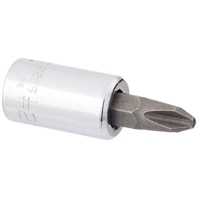 #2 - 1/4" Dr. Phillips Screwdriver Bit & Socket (2266WR)