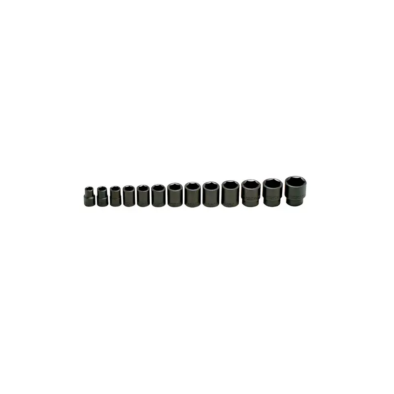 1/2" Drive 13 Piece Impact Socket Set 7/16" - 1-1/4" (415WR)