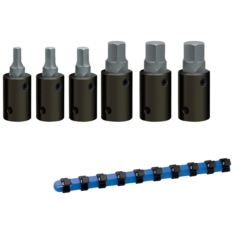 1/2" Drive 6 Piece Metric Impact Hex Bit Socket Set (455WR)