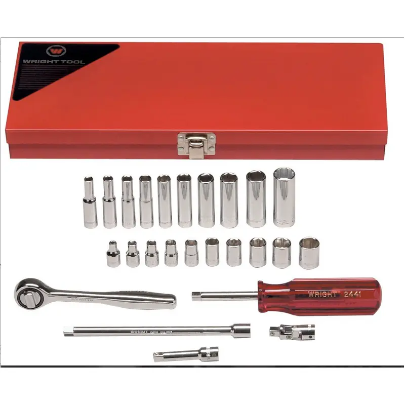 1/4" Drive 23 Piece 6 Point Standard & Deep Socket Set (223WR)