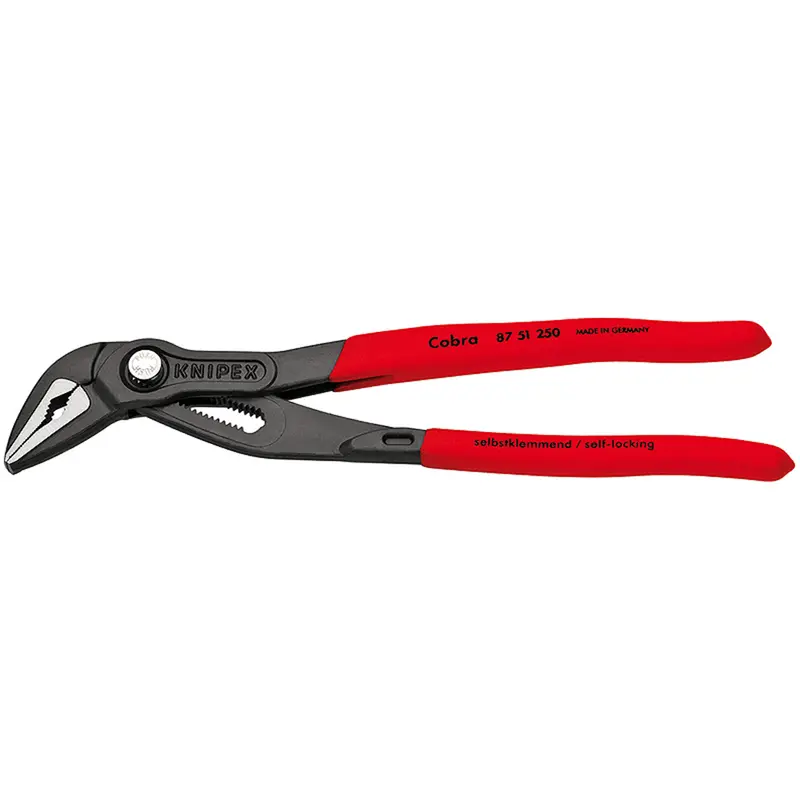 10" KNIPEX Cobra ES Water Pump Pliers Extra-Slim (8751250)