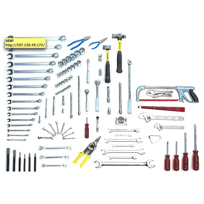 113 Piece Industrial Maintenance Set (Tools Only) (181WR)