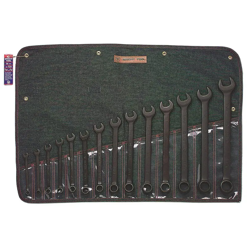 14 Piece 12 Point Black Combination Wrench Set 3/8"-1-1/4" (721WR)
