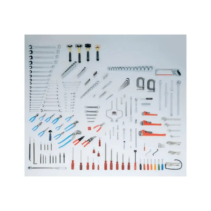 256 Pieces including WT796 Eight Drawer Roller Cabinet (125WR)