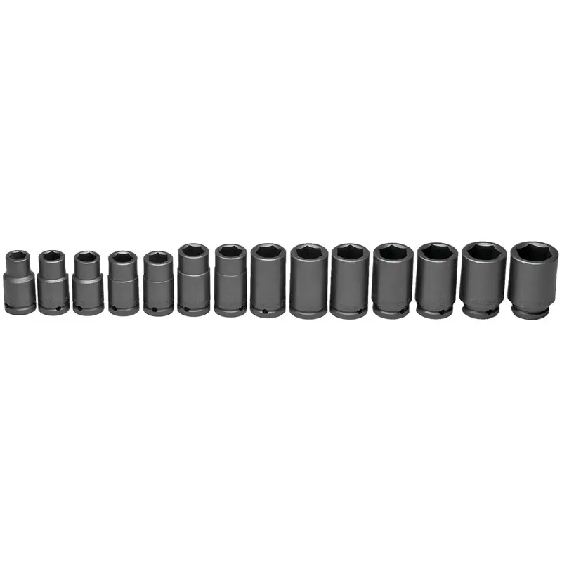 3/4" Drive 14 Piece 6 Point Standard Metric Impact Socket Set (660WR)