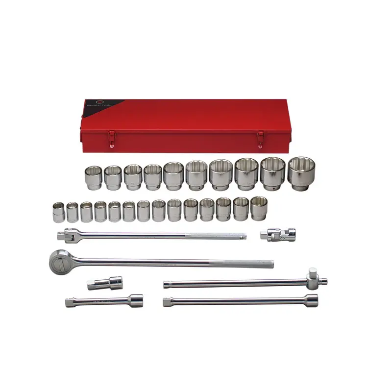3/4" Drive 31 Piece Standard Metric Socket Set with Box (650WR)
