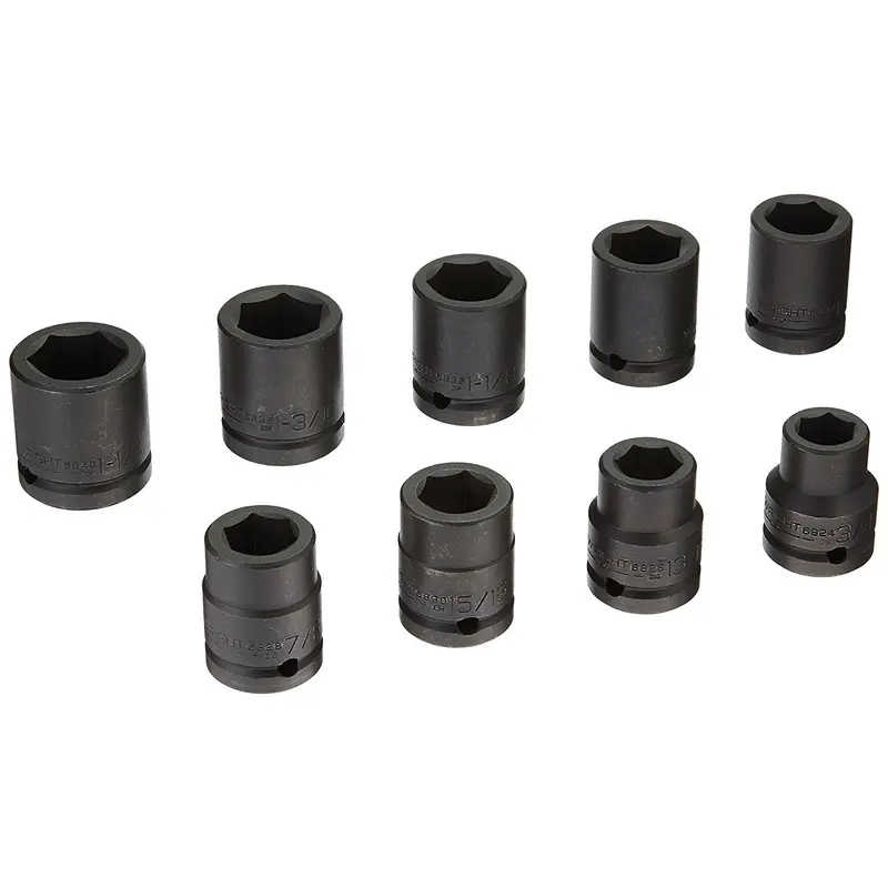 3/4" Drive 9 Piece Wright #609 Standard Impact Socket Set 3/4-1-1/4" (609WR)