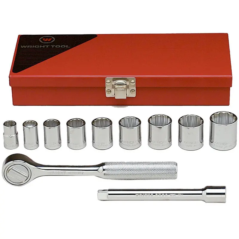 3/8" Drive 11 Piece 12 Point Standard Socket Set (328WR)