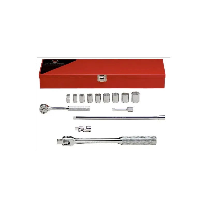 3/8" Drive 14 Piece 6 Point Standard Socket Set (335WR)