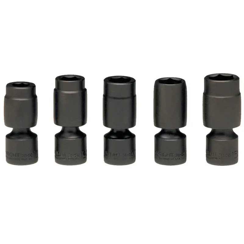3/8" Drive 5 Piece Metric Universal Power Socket Set 10mm - 15mm (351WR)