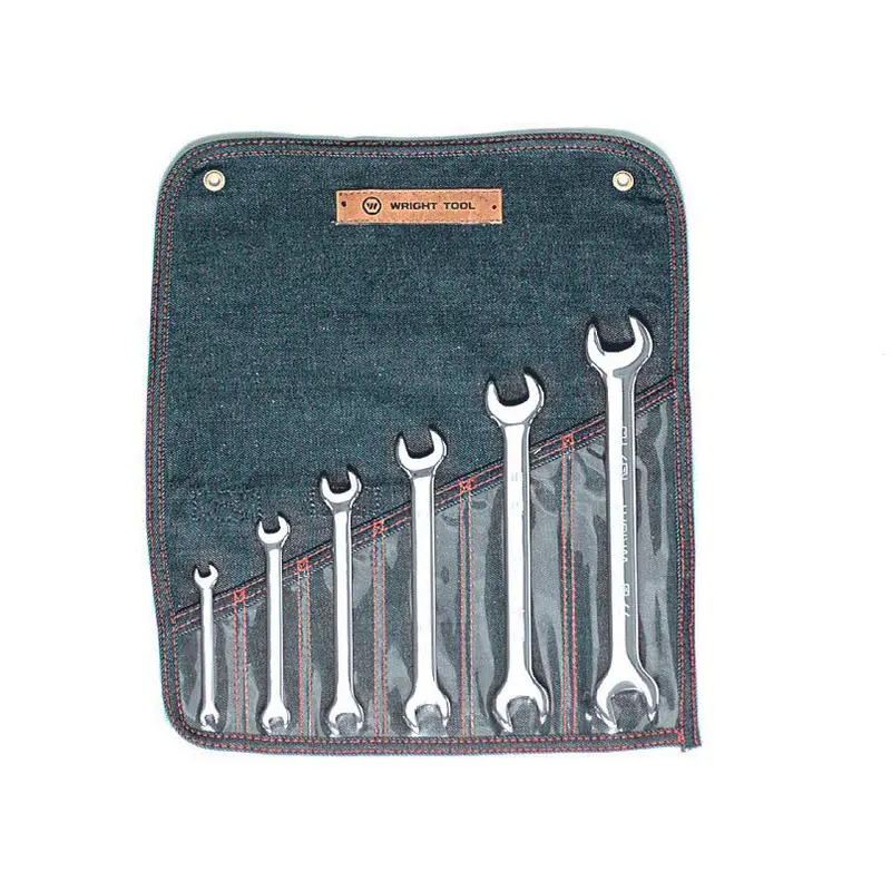 6 Piece Open End Wrench Set Full Polish 1/4" - 15/16" (736WR)