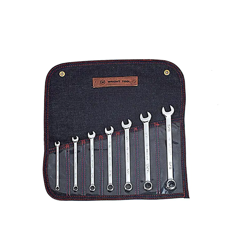 7 Pc Full polish WrightGrip Combination Wrench Set 1/4-5/8 12 Pt (905WR)