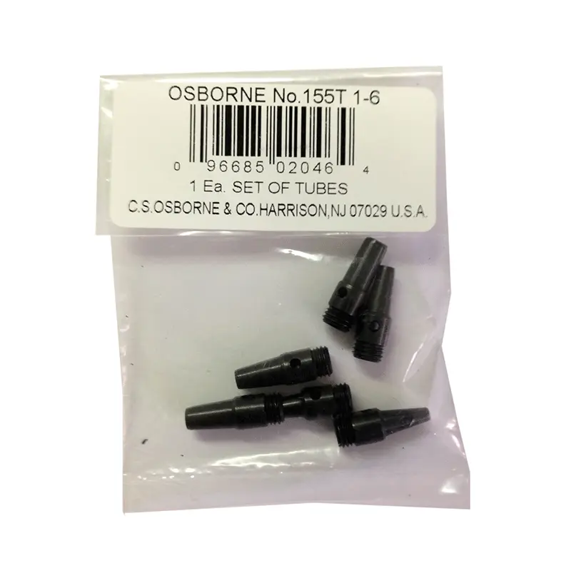 Set of Replacement Tubes for C.S. Osborne 155 1-6 Revolving Punch (155T1-6)