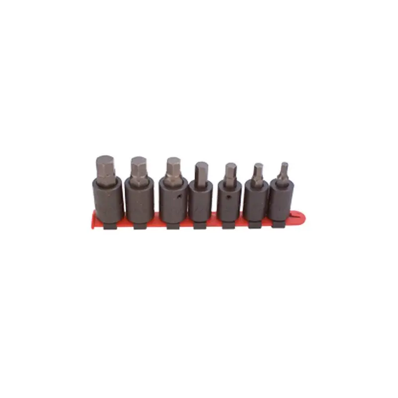 Wright Tool #403 1/2" Drive Impact Hex Bit Socket Set (7-Piece) (403WR)