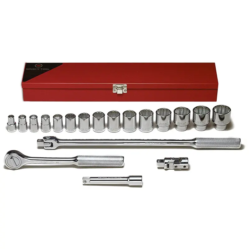 Wright Tool 422 19-Piece 12-Point Standard Socket Set (422WR)