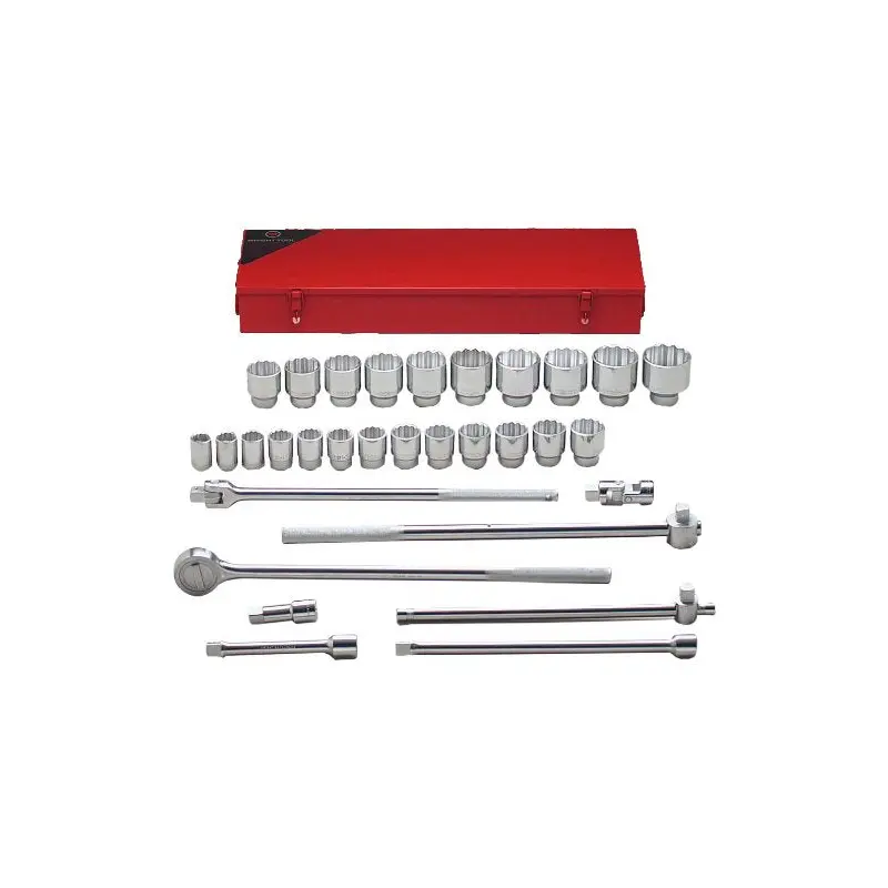 Wright Tool #631 12 Point Standard Socket Set 31-Piece (631WR)