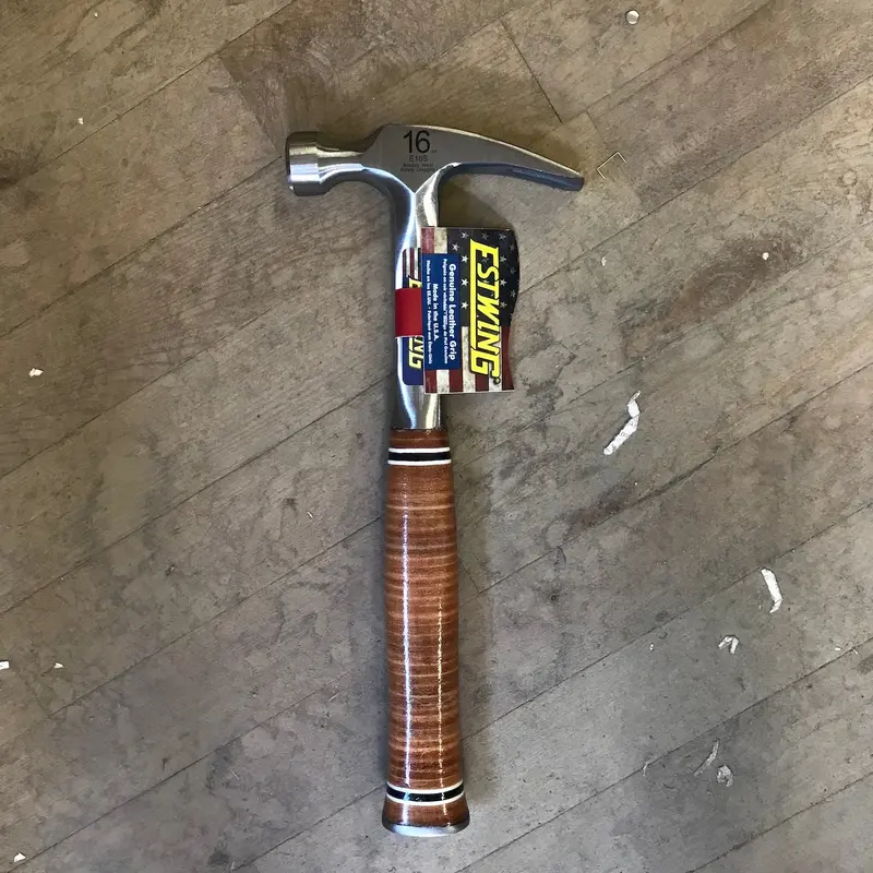 Estwing 16 oz Leather-Handled Rip Hammer (E16S)