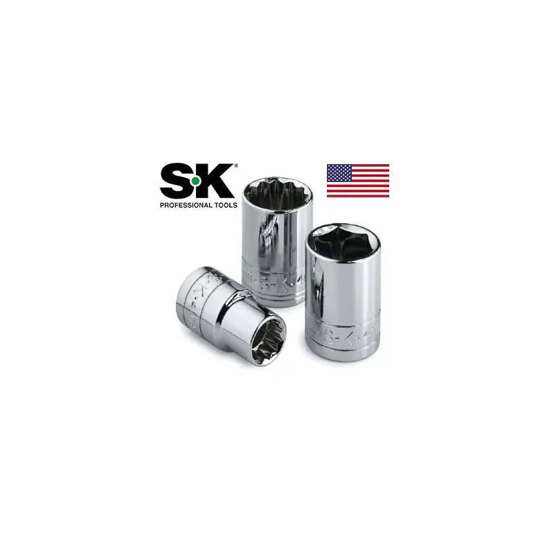 Socket Chrome 3/8 Drive Standard 6 Point 7/16" (SK45114)