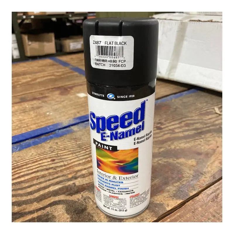 Aervoe Spray Paint Flat Black (Z487)