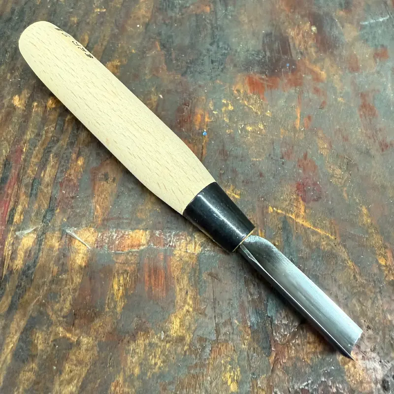 Kakuri Gikoh 15mm Half Round Leather Cutting Knife (48383)