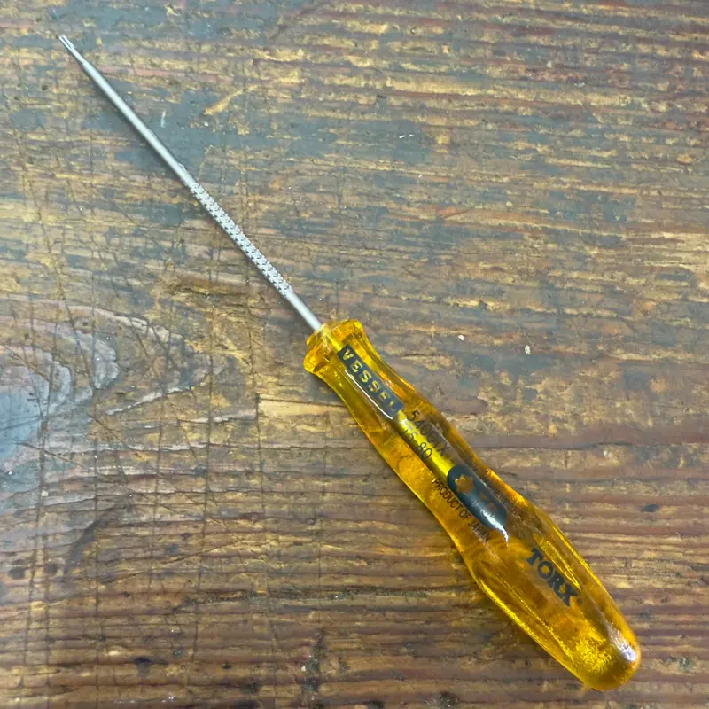 Vessel Torx T5 x 80mm Power Grip Screw Driver (5400TXT580)
