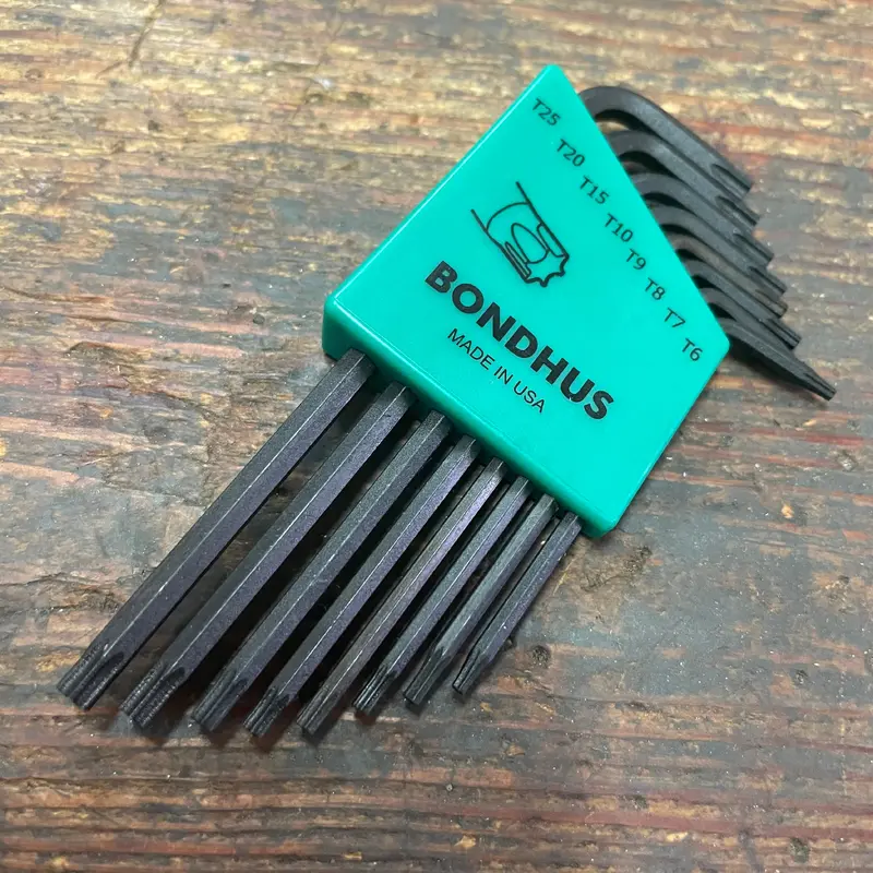 Bondhus 8pc Torx L-Wrench Set - Long Arm Style - T6 - T25 (31832)