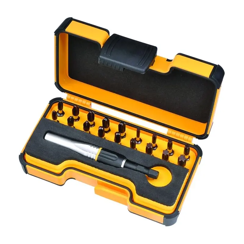 Felo 19 pc Impact Bit Set PH/SQ/TX w/ Holder (63599)