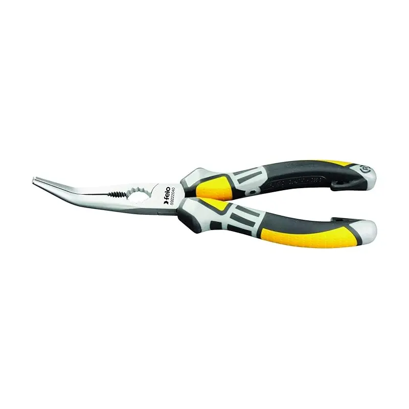 Felo 45 Degree 8" Curved Chain Nose Radio Pliers (63785)