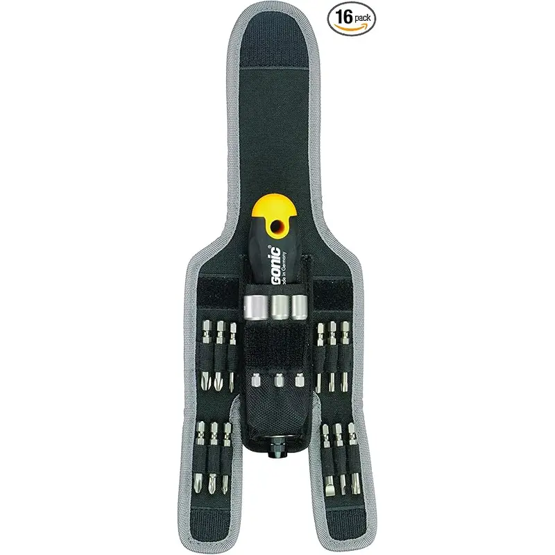 Felo Ergonic 16 pc K Ratchet Belt Pouch Set (64513)