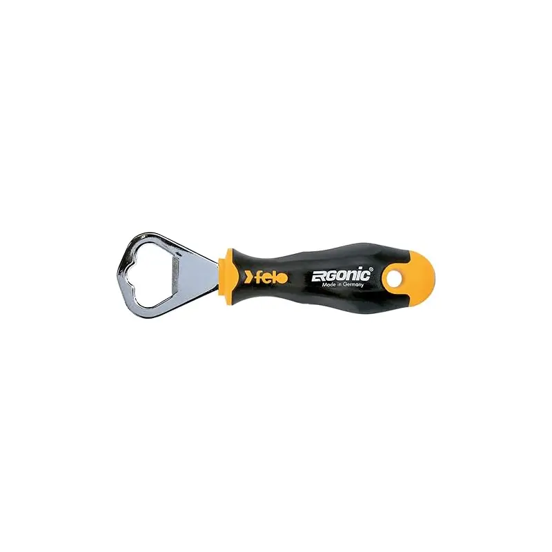 Felo Ergonic Bottle Opener - Yellow & Black (62405)