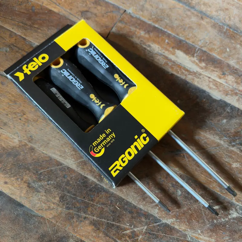 Felo Ergonomic Square Screwdriver Set #1, #2, #3 (53517)