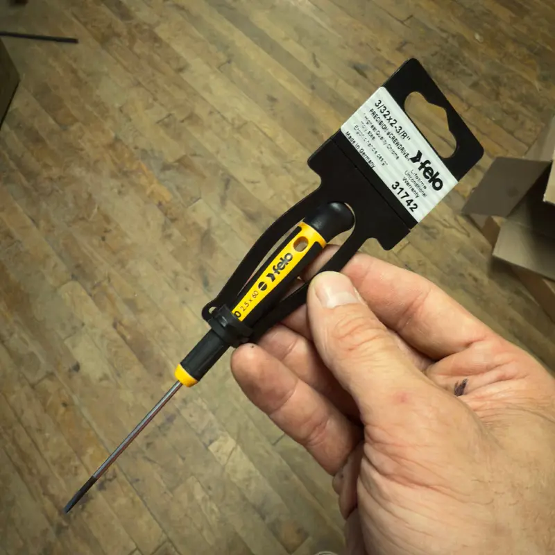 Felo Precision Slotted Screwdriver 3/32" x 2 3/8" (31742)