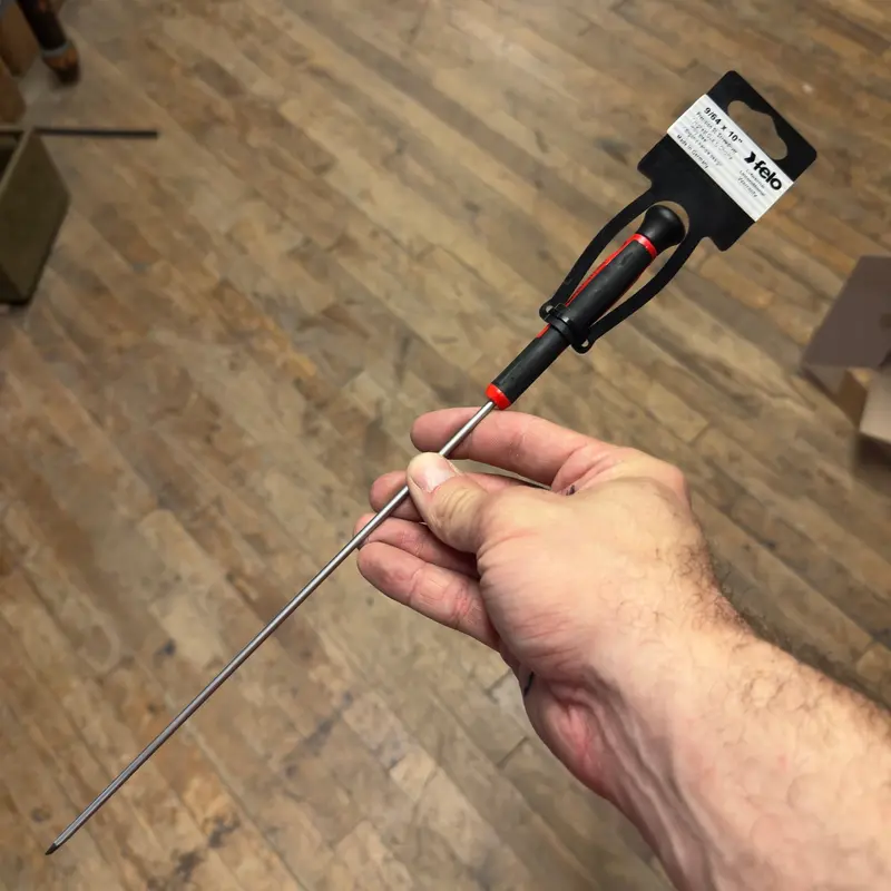 Felo Precision Slotted Screwdriver 9/64" x 10" (31758)