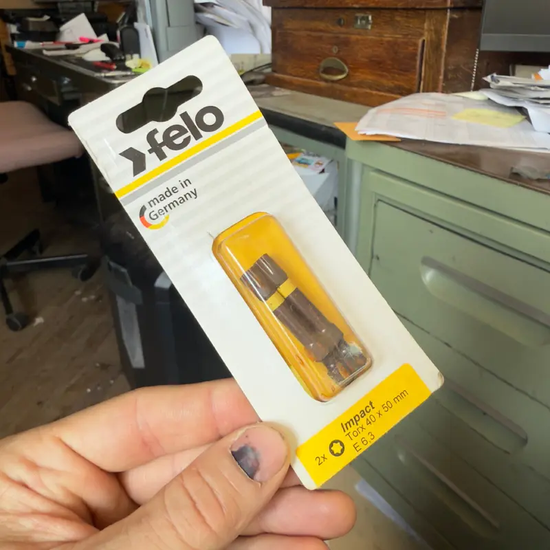 Felo Torx T40 x 2" Impact Bits - 2pc (63455)