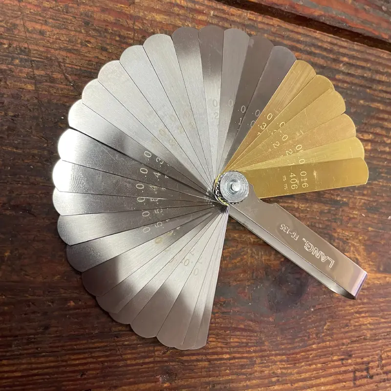 Lang 36-Blade 3" Combination Standard and Brass Feeler Gauge (FG-135)