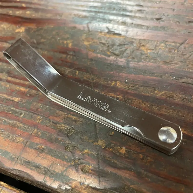 Lang Offset 16 Blade Tappet Feeler Gauge 4" Long (316A)