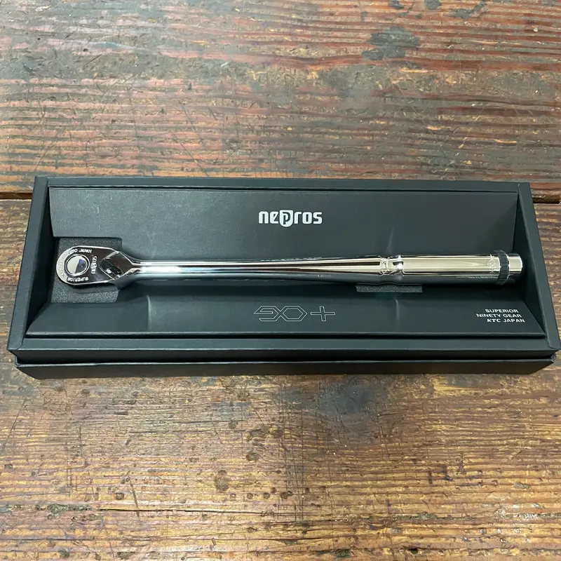 Nepros 3/8" Dr. 11" Ratchet 90 Teeth (NBR390AL)