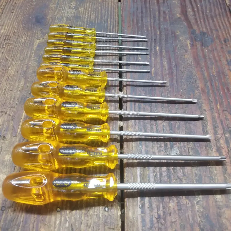 Vessel 12pc Torx Power Grip Screwdriver Set (V5400TORX)