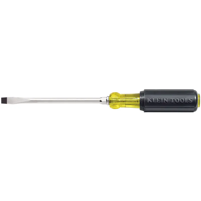 1/4" Keystone-Tip Screwdriver 4" Heavy-Duty Round-Shank (602-4)