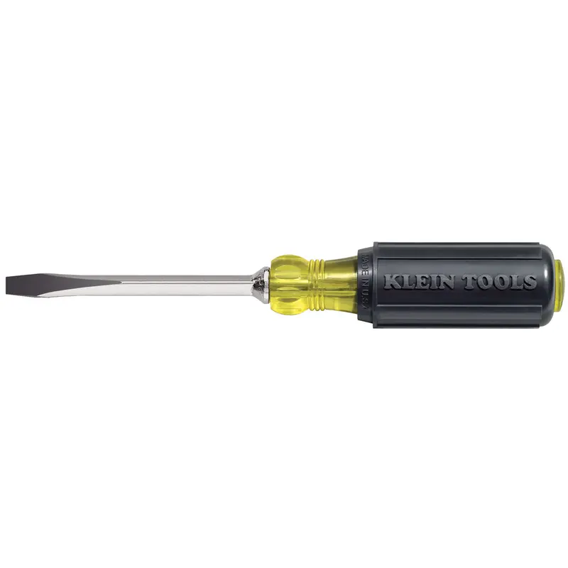 1/4" Keystone-Tip Screwdriver 4" Heavy-Duty Square-Shank (600-4)