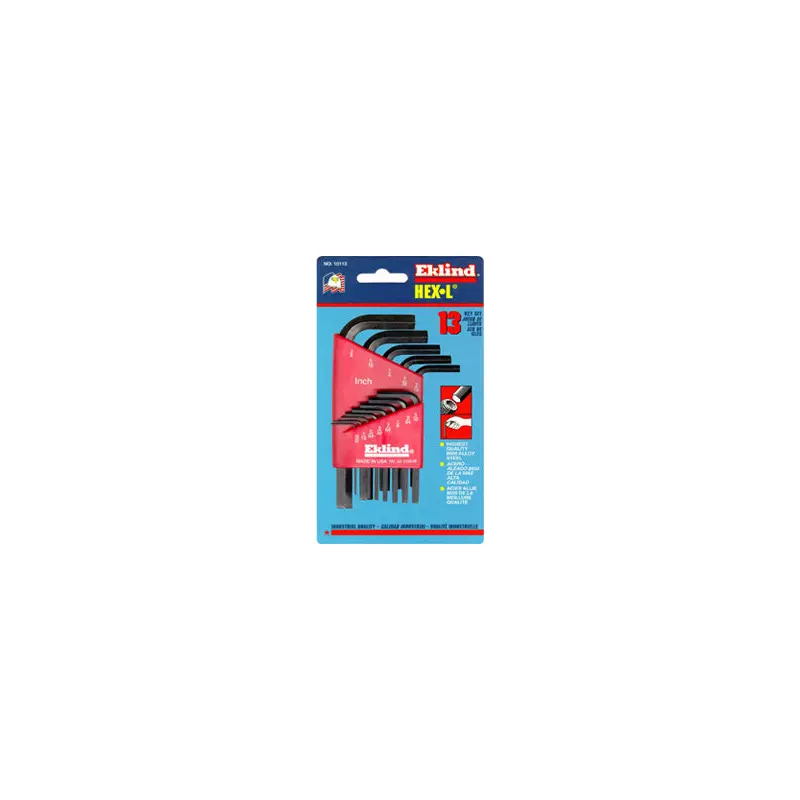 Eklind 13pc Short Allen Wrench Set (.050" - 3/8") (10113)