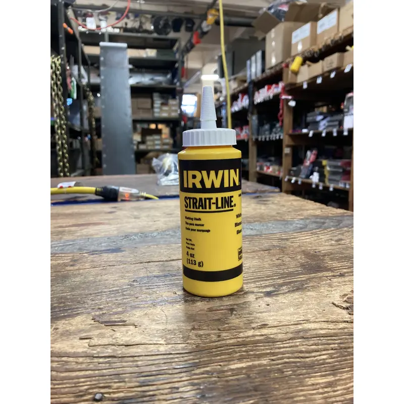 Irwin 4oz Standard White Marking Chalk (64804)