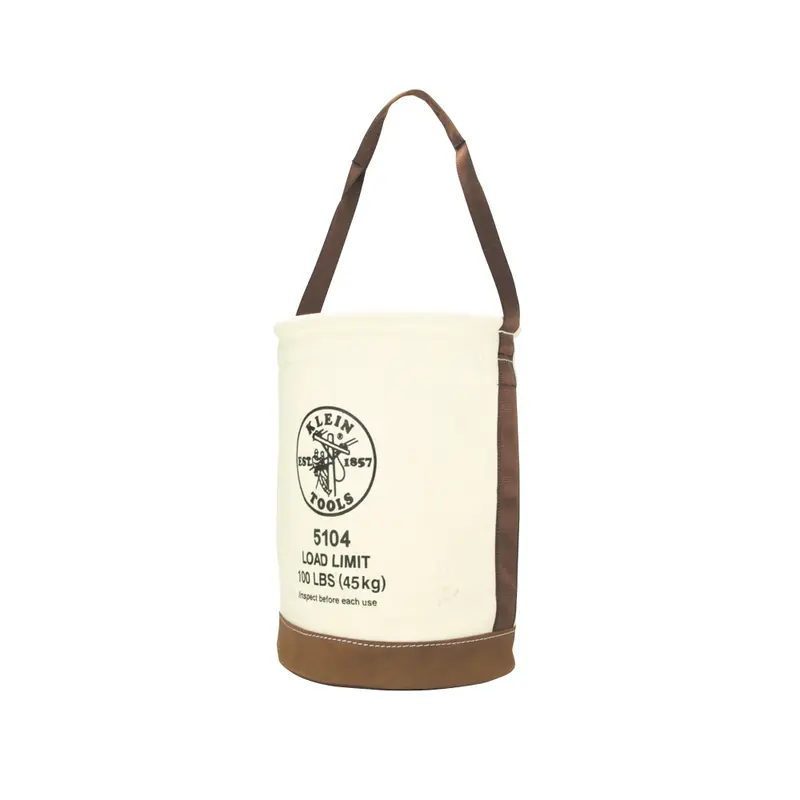 Klein Canvas Leather Bottom Bucket (5104)