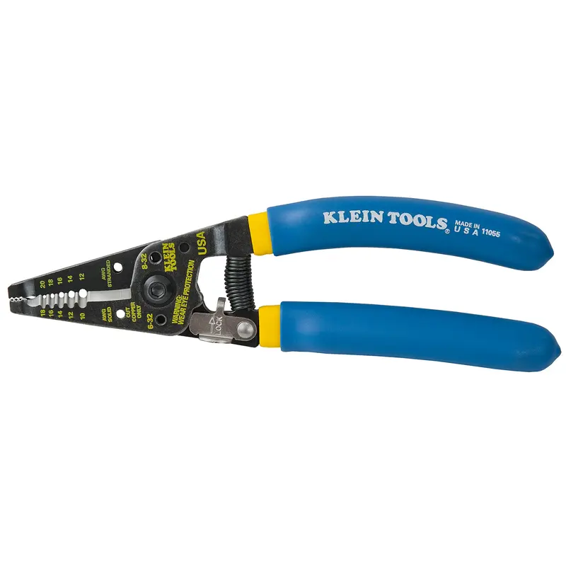 Klein Curved Wire Stripper/Cutter - Solid and Stranded Wire (11055)