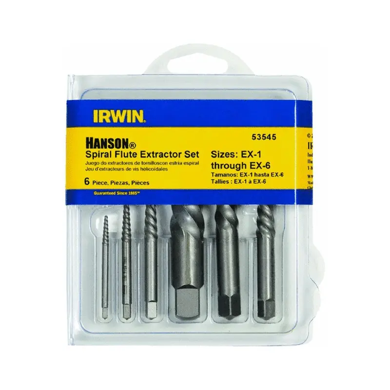 Spiral Flute Screw Extractor Set 1-6 (53545)