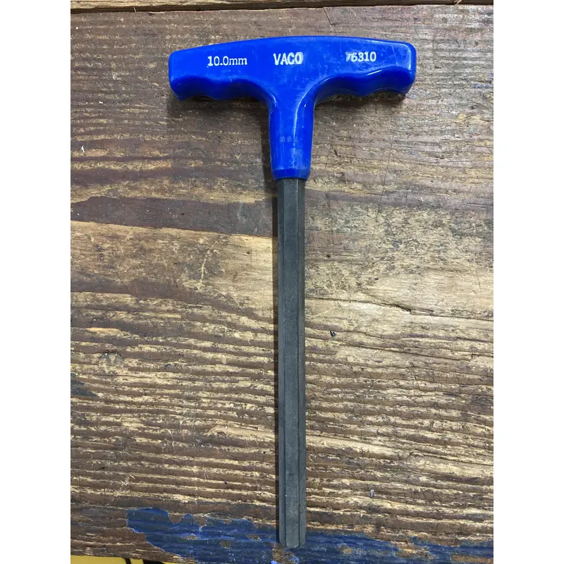 T-Handle Hex-Key (6" Blade x 10mm Hex) (76310)