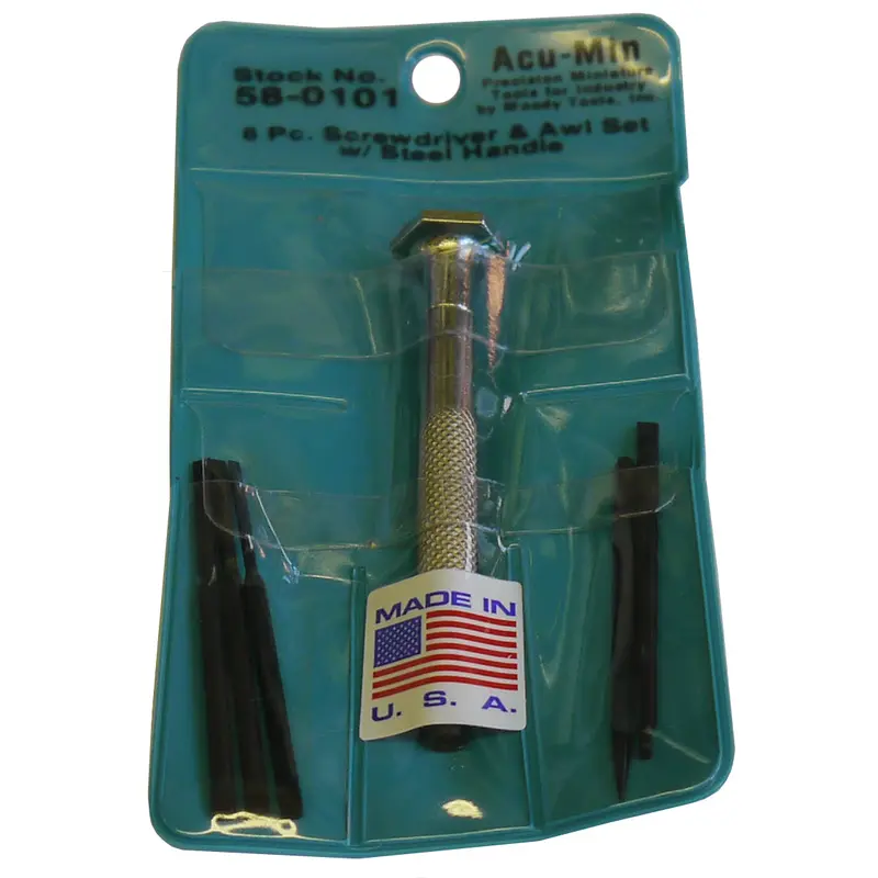 Moody 6pc Screwdriver & Awl Set (58-0101)
