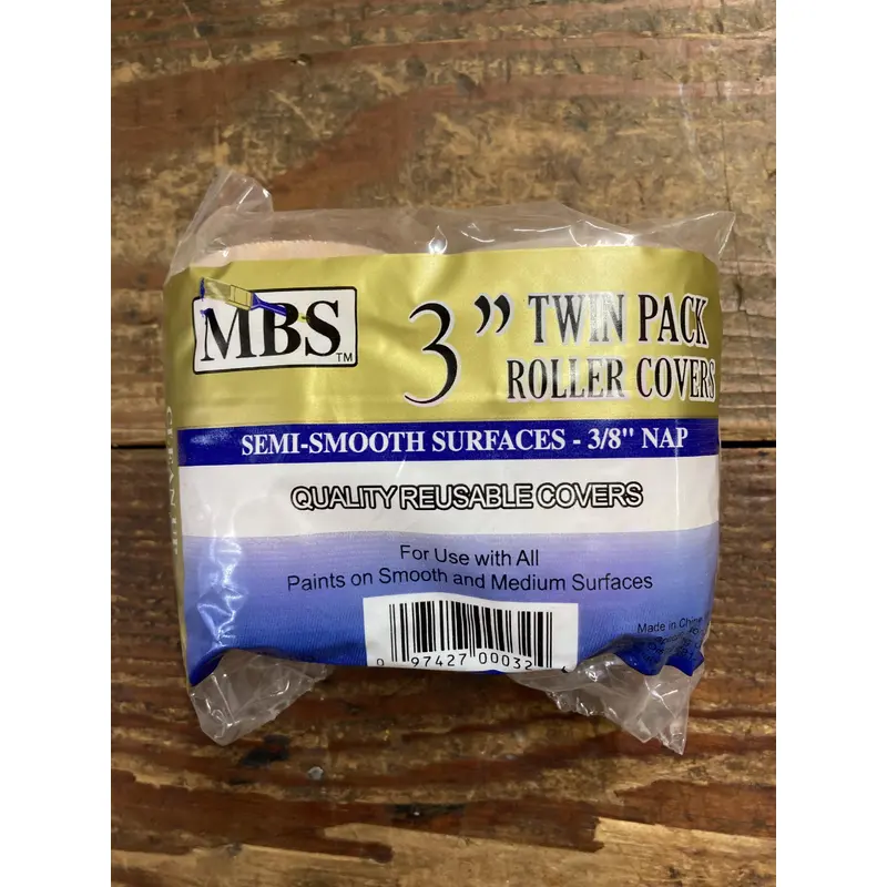 3" Twin Pack Roller Covers (MB-TP3)